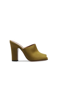 Mules à talons Rosie 100 satinées - Oil