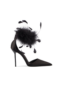 Escarpins Lidia 105 satinés - Black