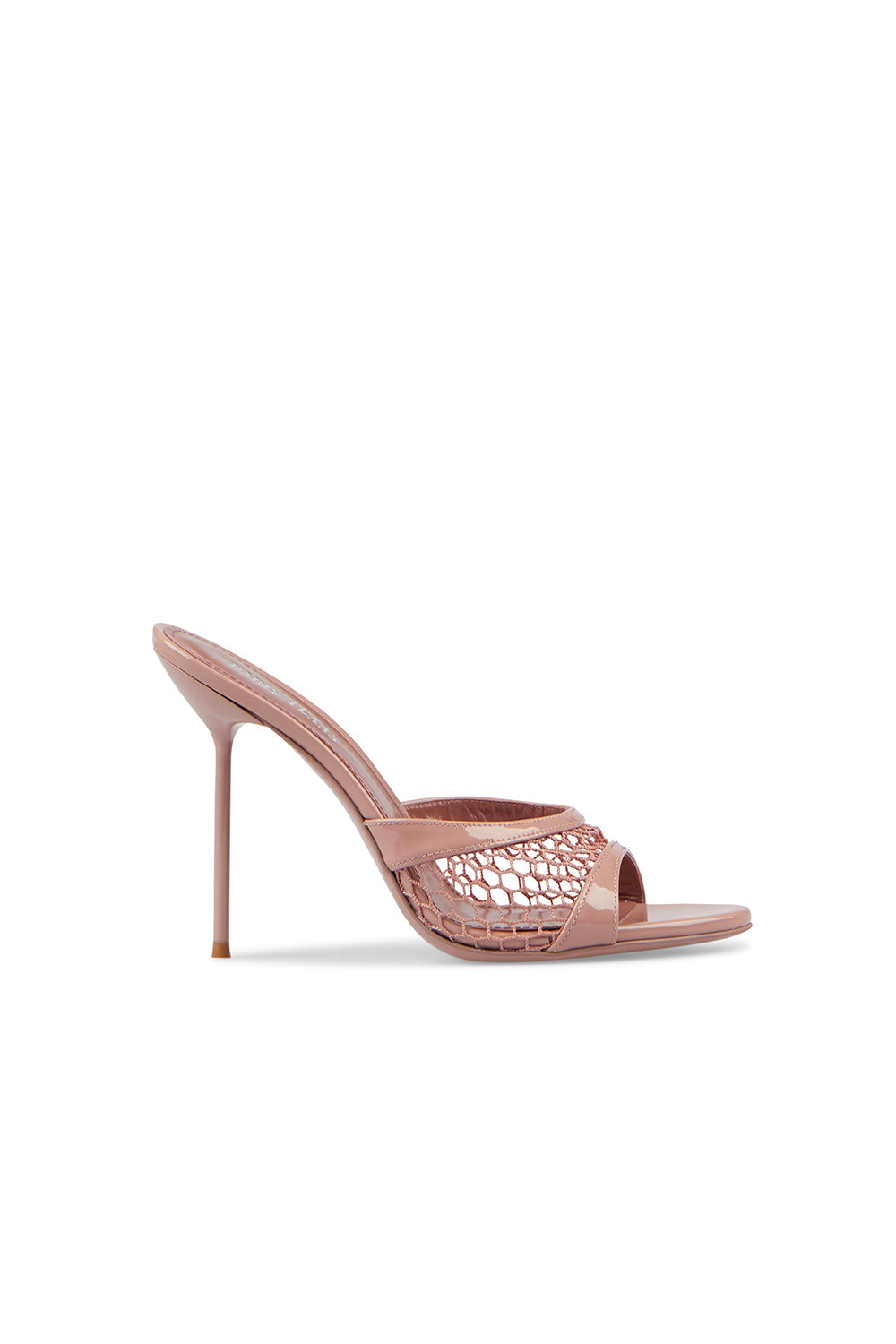 Mules à talons Lidia ajourées - Rose Dark Phard