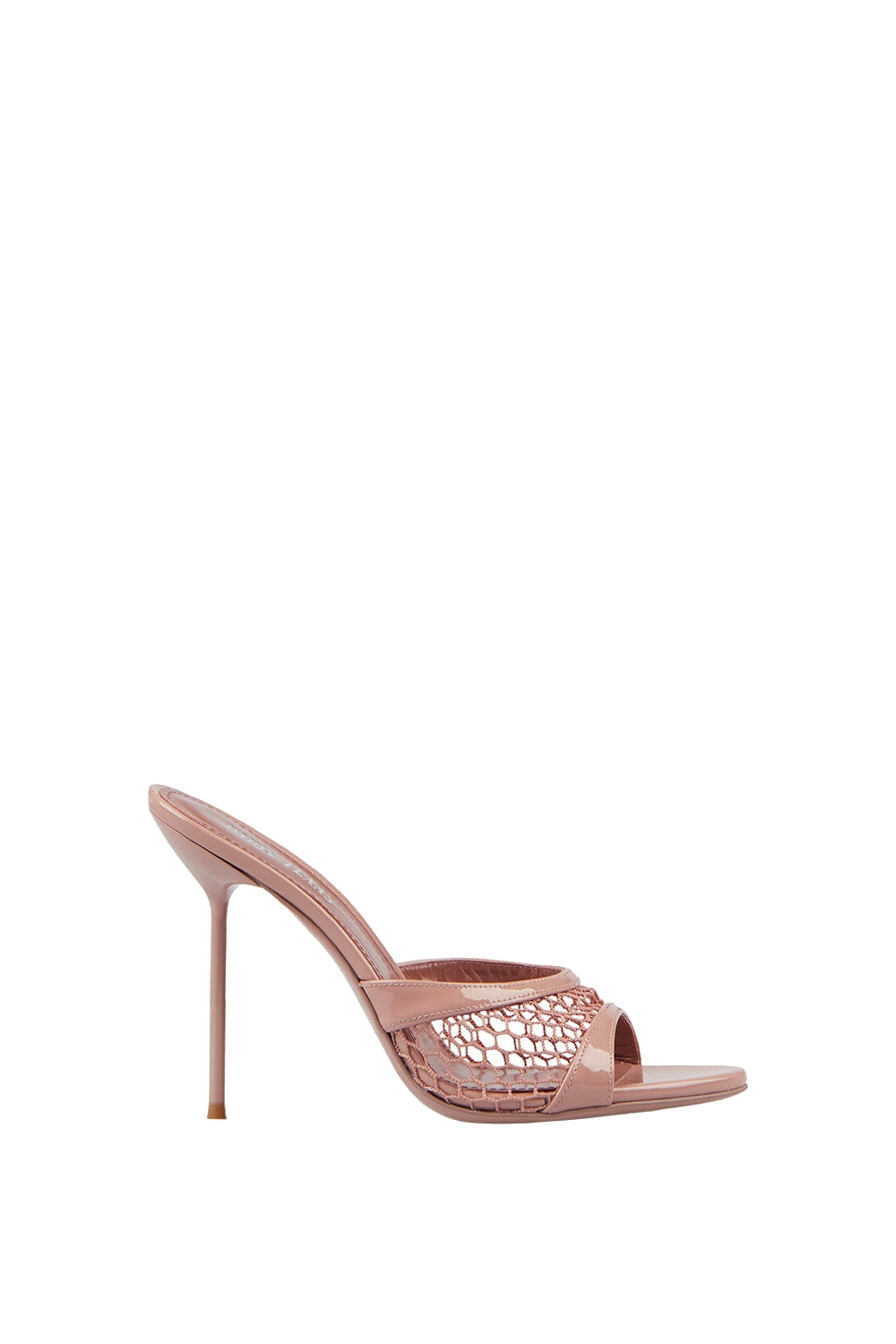 Mules à talons Lidia ajourées - Rose Dark Phard