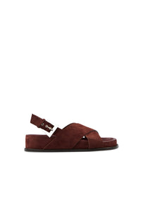 Sandales Brooklyn en daim - Mogano