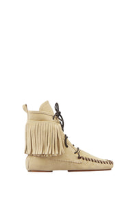 Indiana suede ankle boots - Ecru