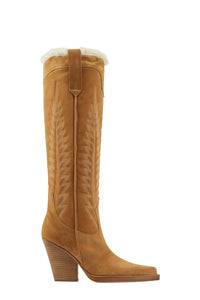 Bottes Winter en daim - Cammello