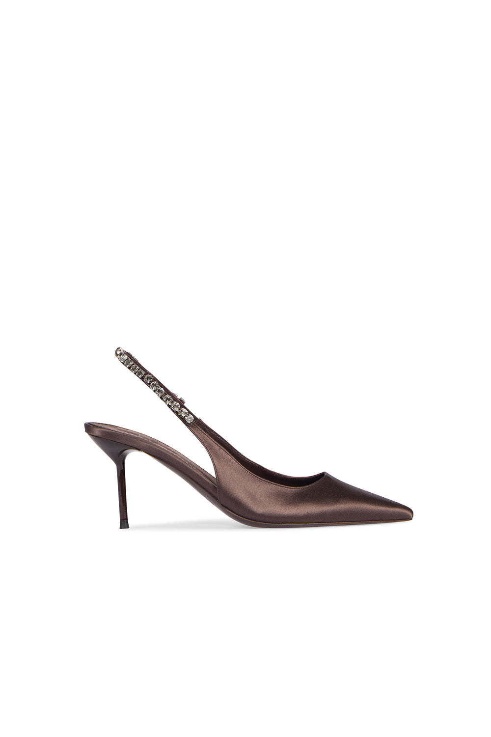 Ebano Grey Diamond Slingbacks - Ebano Grey Diamond