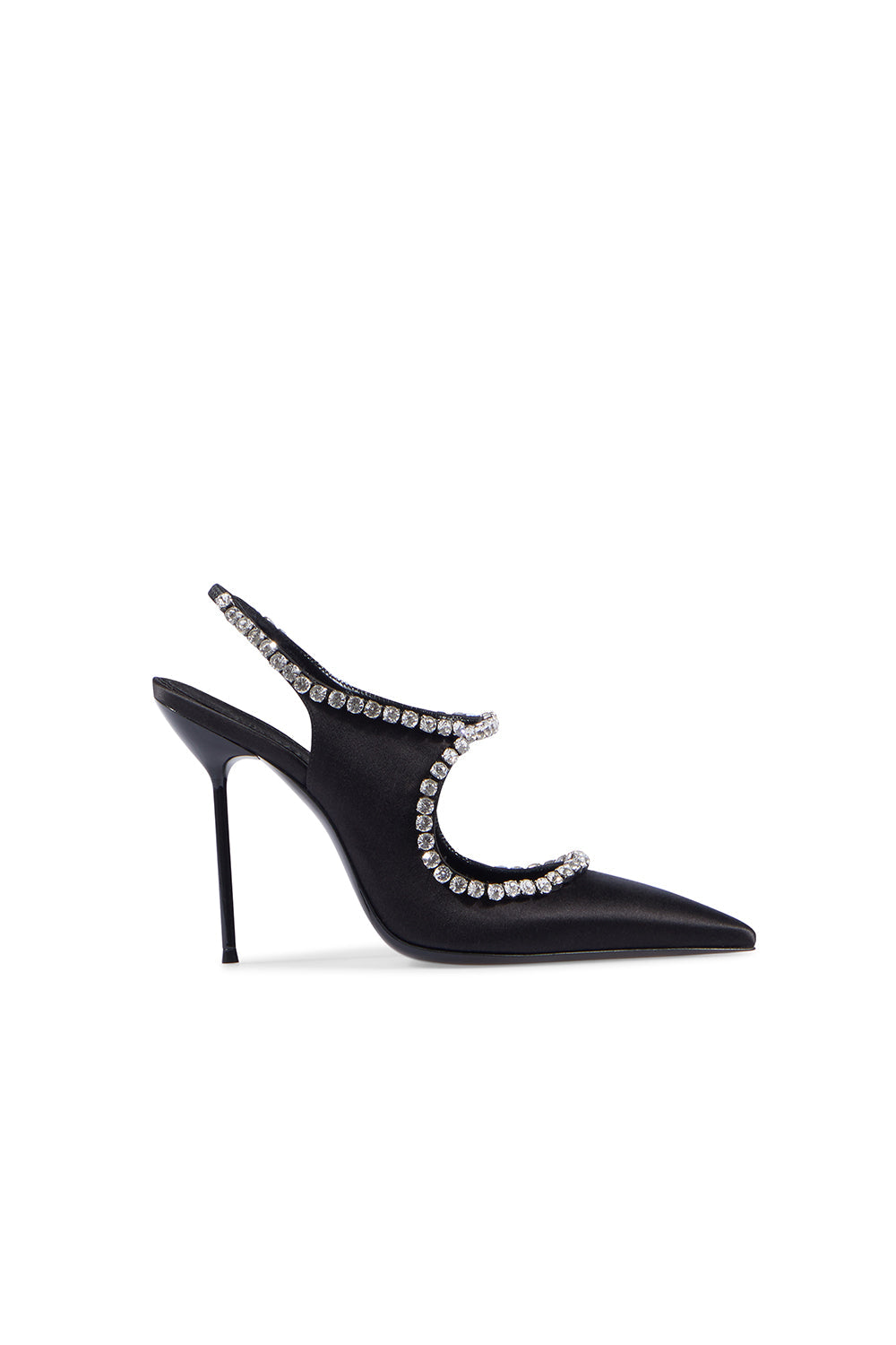 Escarpins Lidia satinés - Black & Diamond