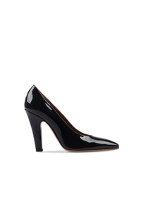 Escarpins Elsa 100 en cuir verni - Black