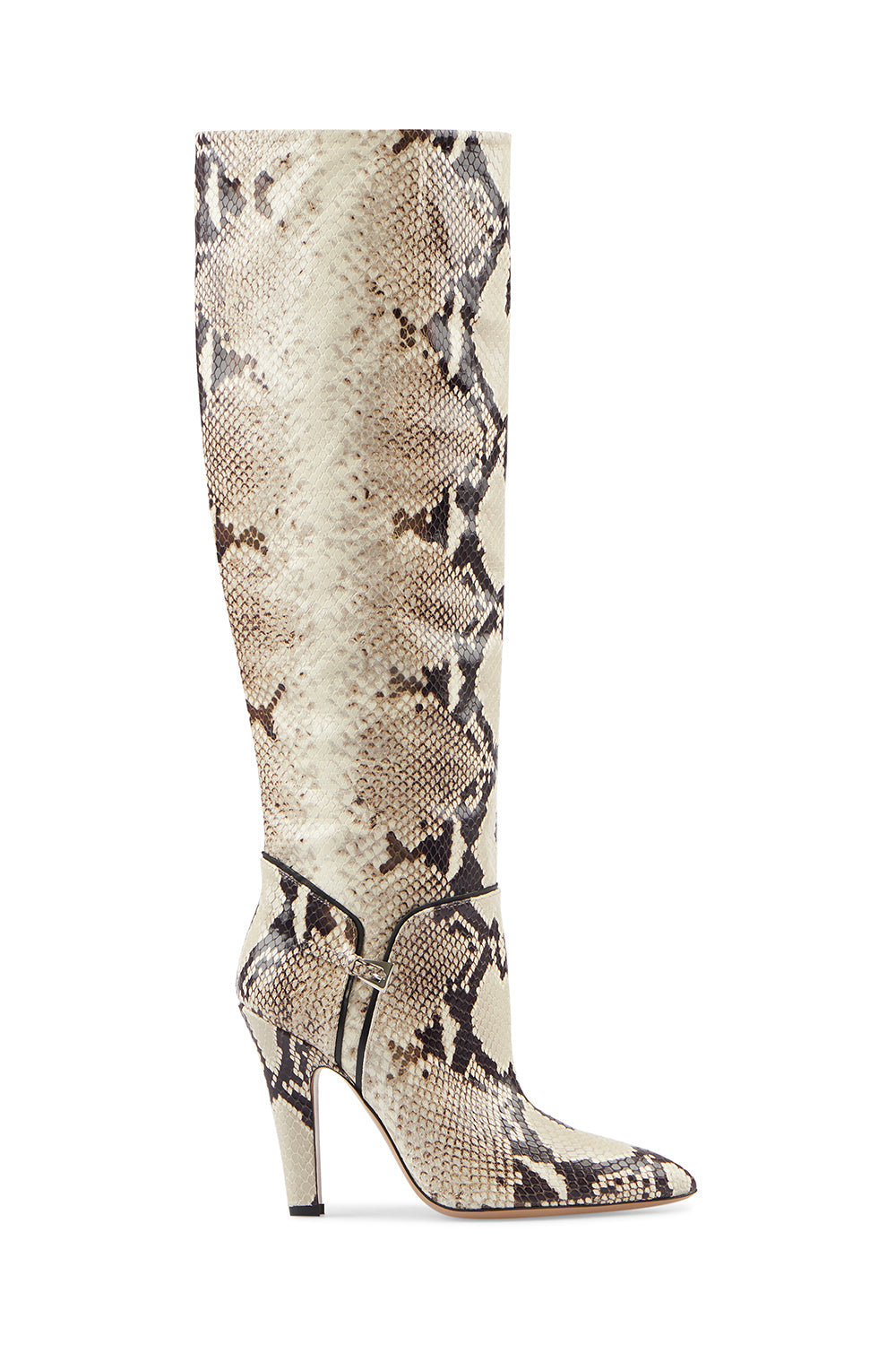 Bottes Elsa 100 en cuir embossé - Naturale
