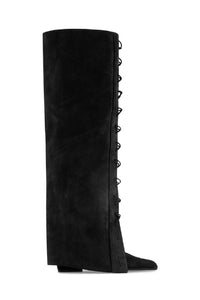 Bottes Jane 100 en daim - Black