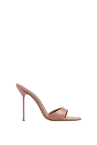 Mules à talons Lidia 105 en cuir verni - Dark Phard