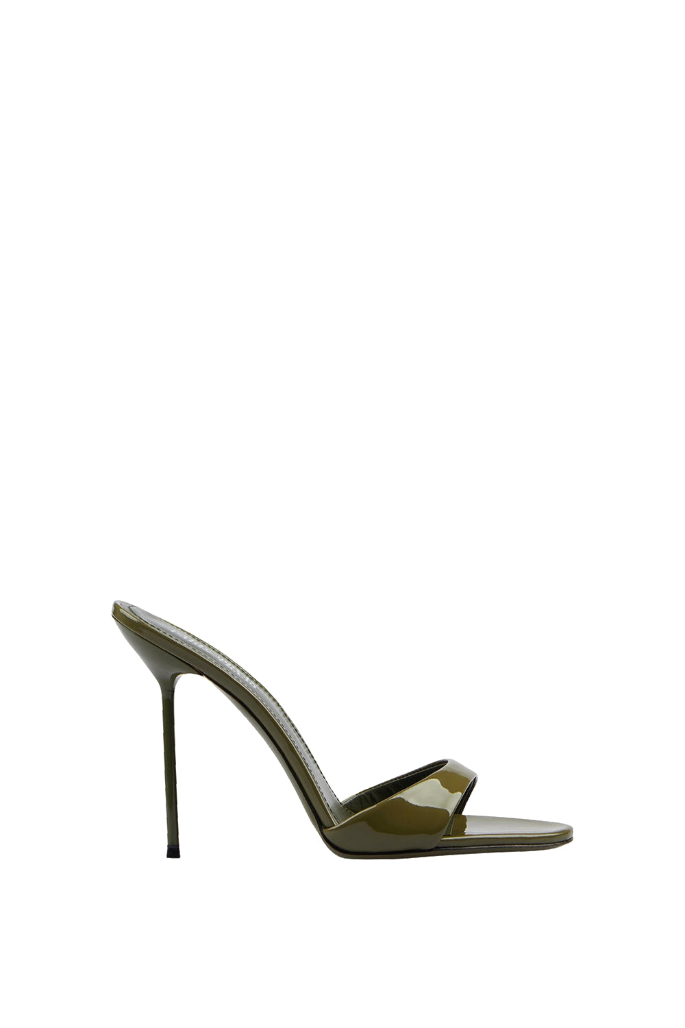 Mules à talons Lidia 105 en cuir verni - Safari