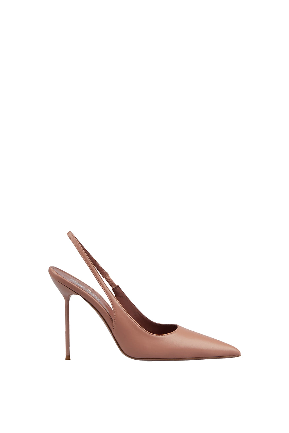 Lidia leather slingbacks - Dark Phard