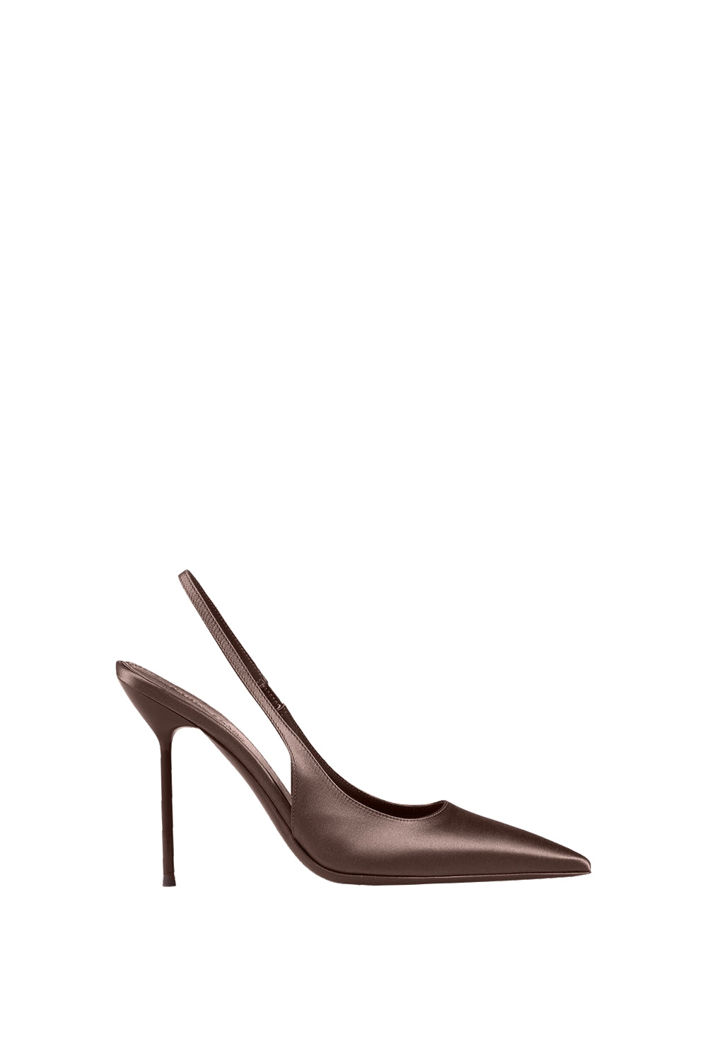 Slingbacks Lidia satinées - Ebano