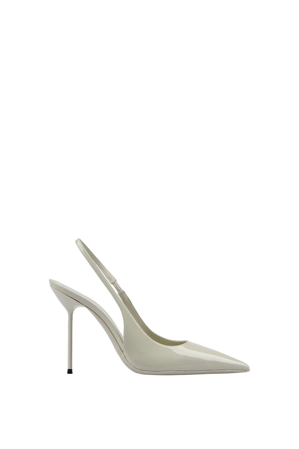 Lidia patent leather slingbacks - Ice Grey