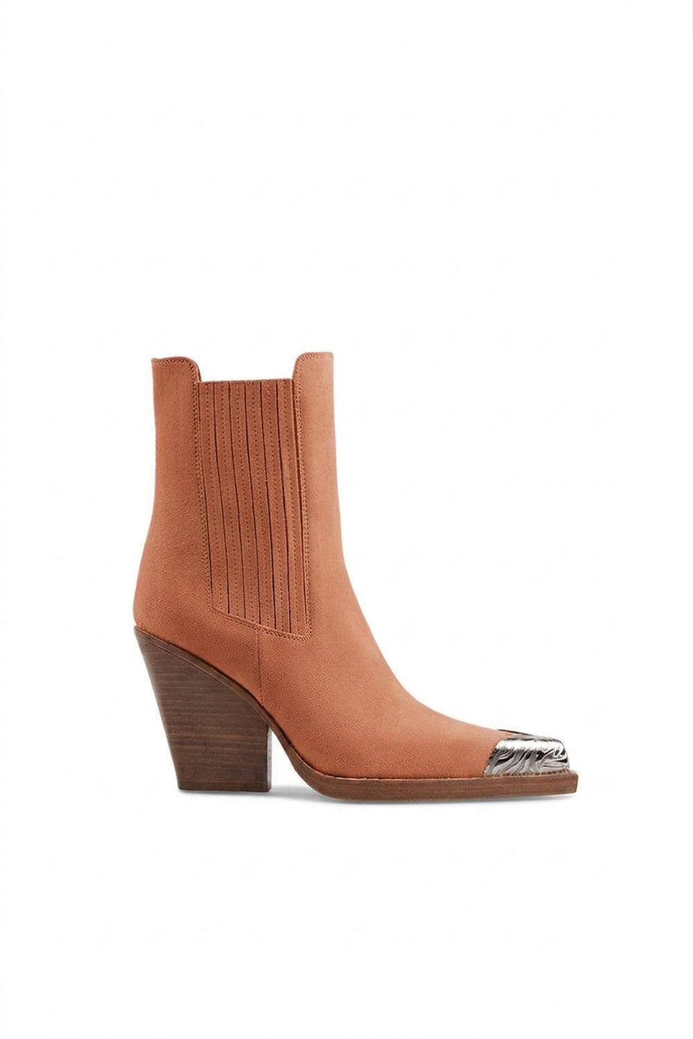 Bottines Dallas en daim - Terracotta