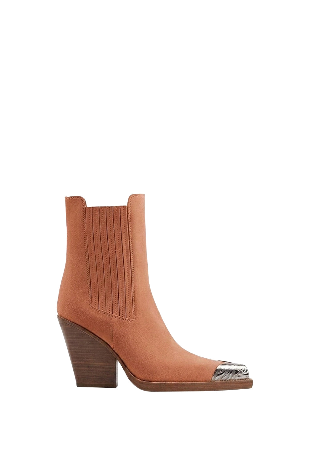 Bottines Dallas en daim - Terracotta