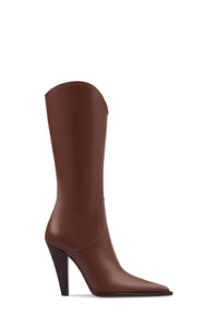 Bottes Nadia en cuir - Brown