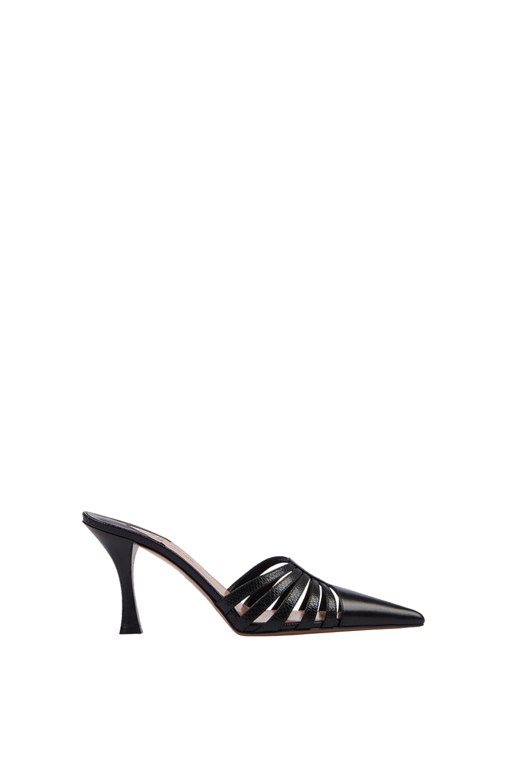 Mules Nadia en cuir - Black