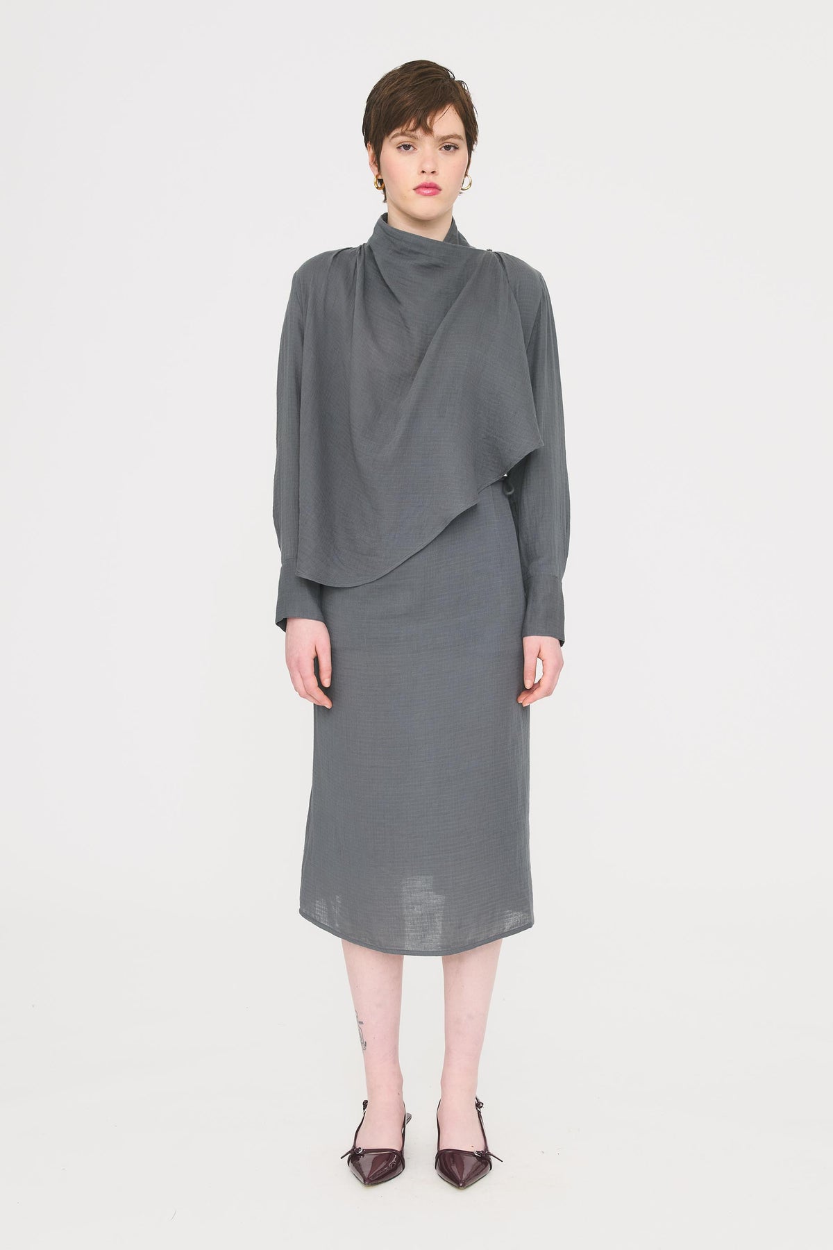 Robe longue Pia - Blue
