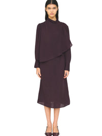 Robe longue Pia - Burgundy