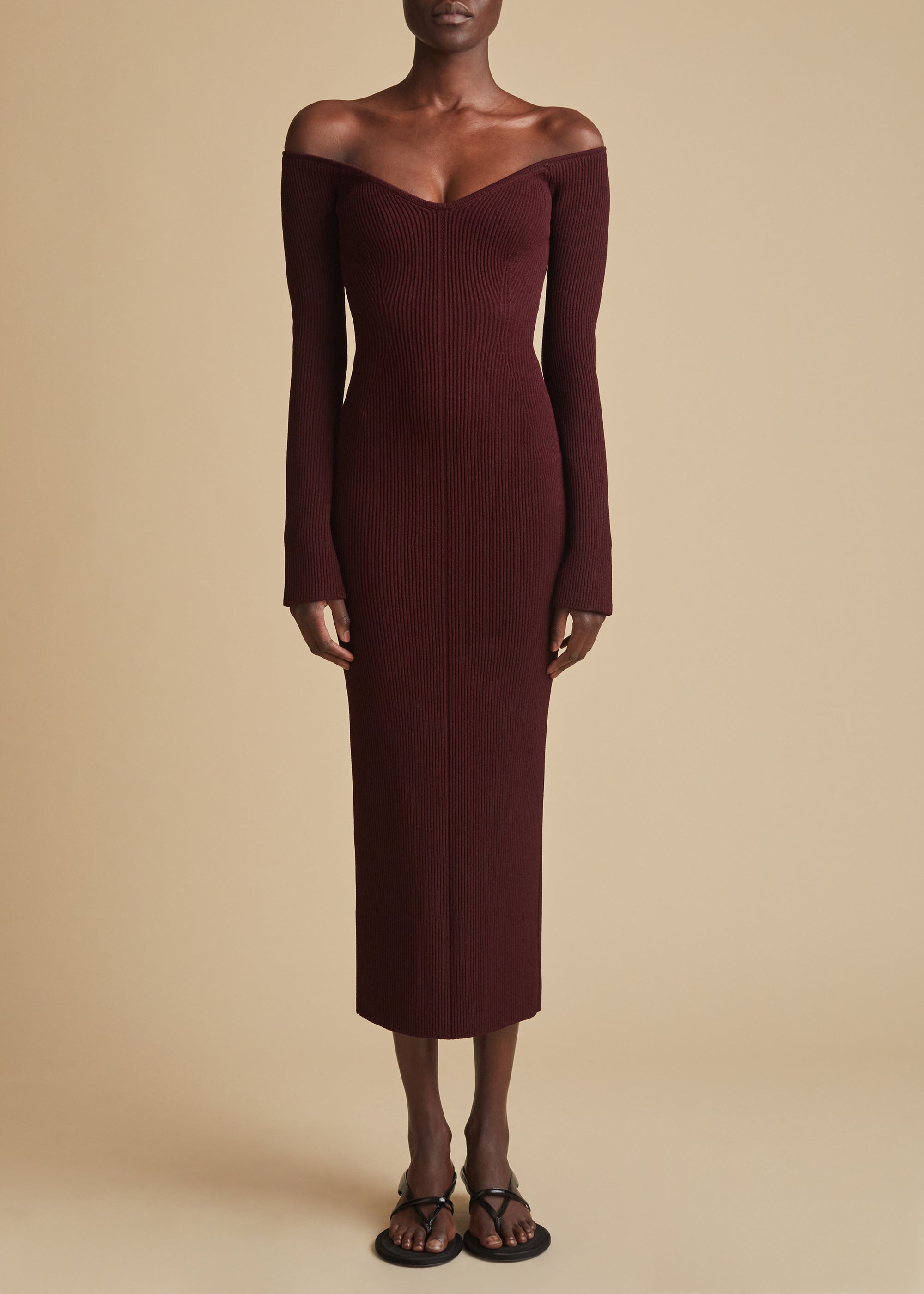 Pia dress - Merlot