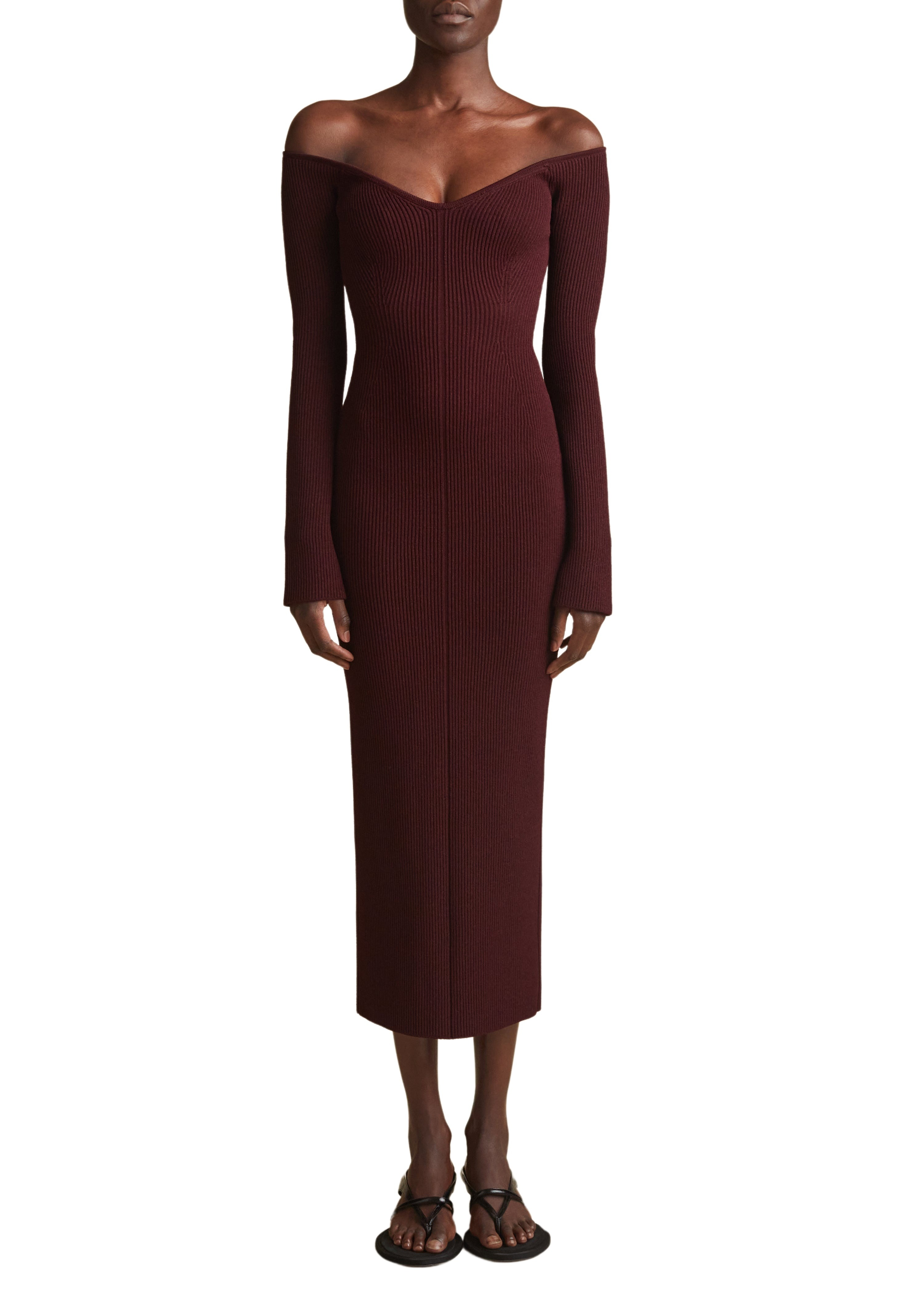 Pia dress - Merlot