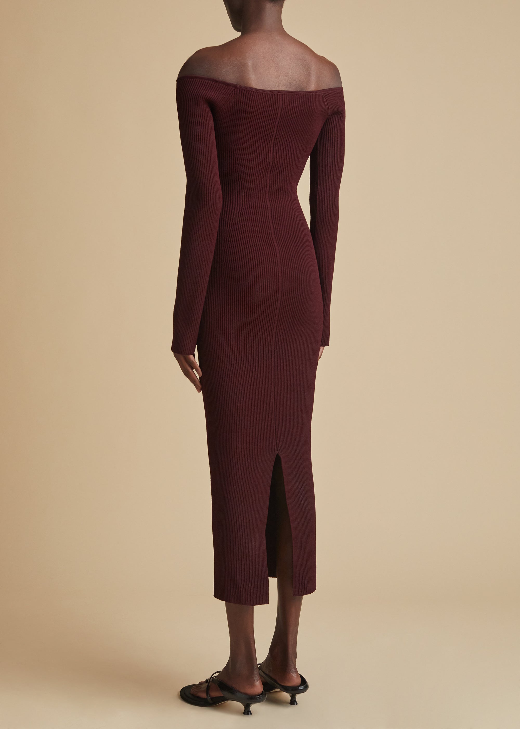 Pia dress - Merlot