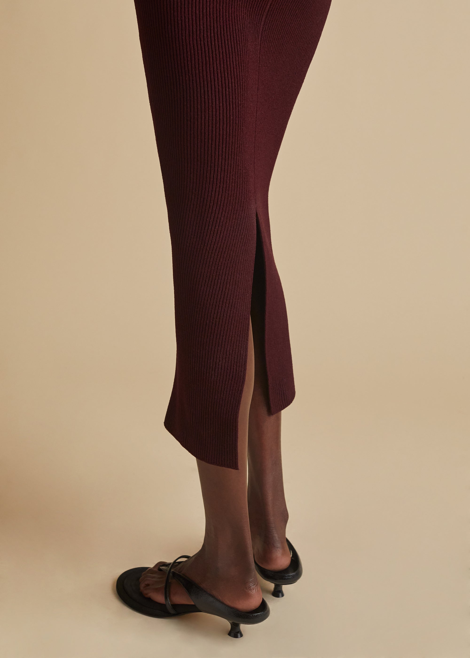 Pia dress - Merlot