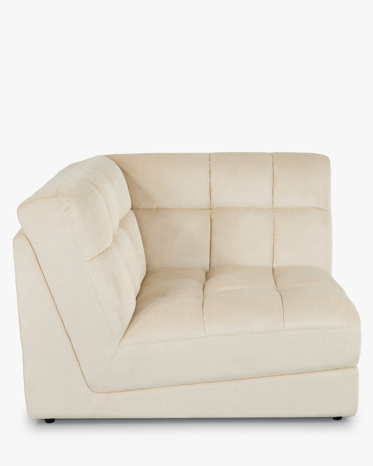 Fauteuil d'angle modulable Paul - Beige pampa