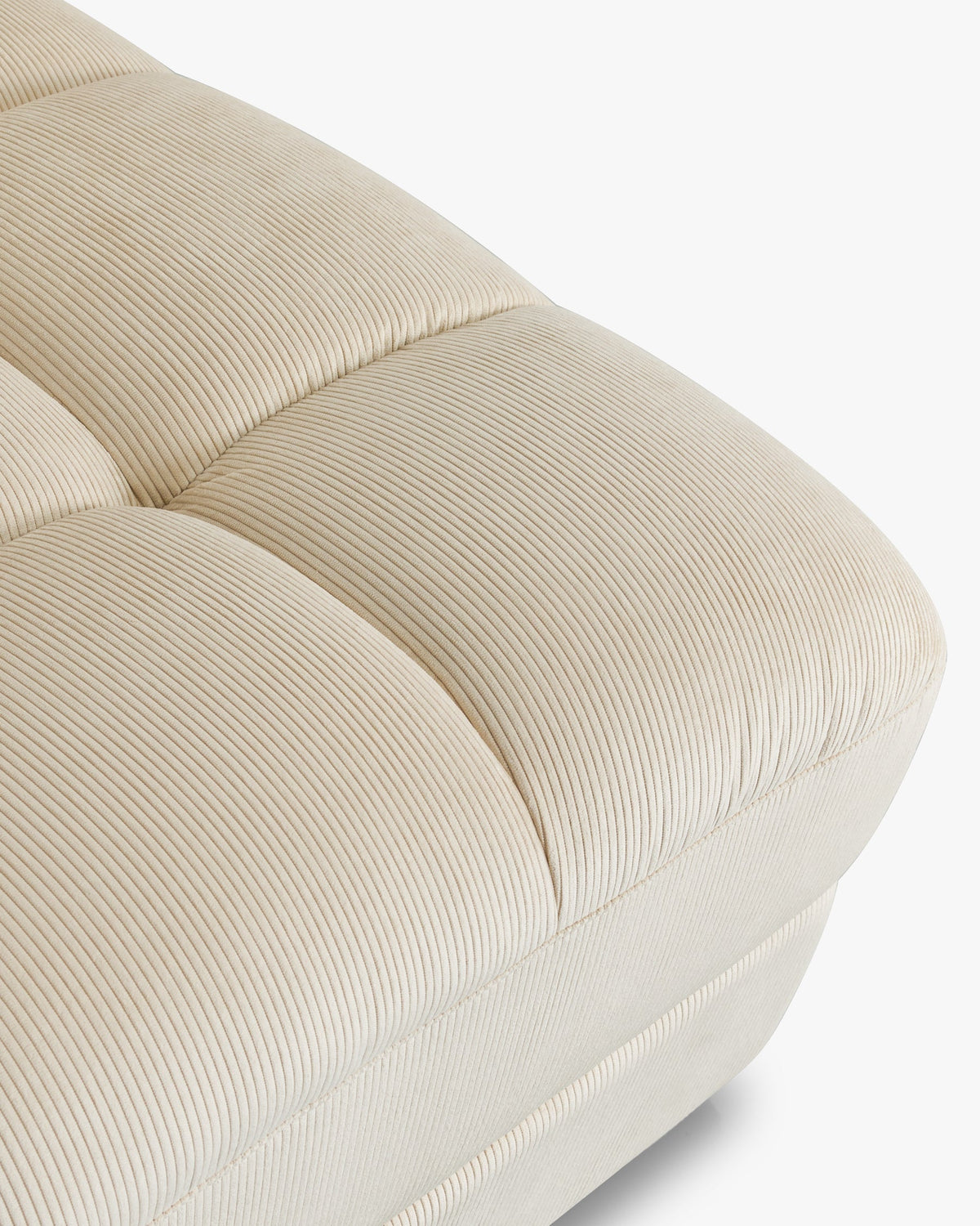 Fauteuil d'angle modulable Paul - Beige pampa