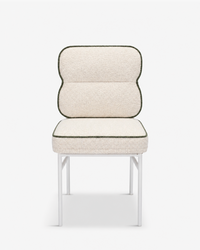 Chaise de jardin Maddalena - Beige Bouclé