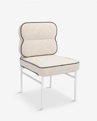 Chaise de jardin Maddalena - Beige Bouclé