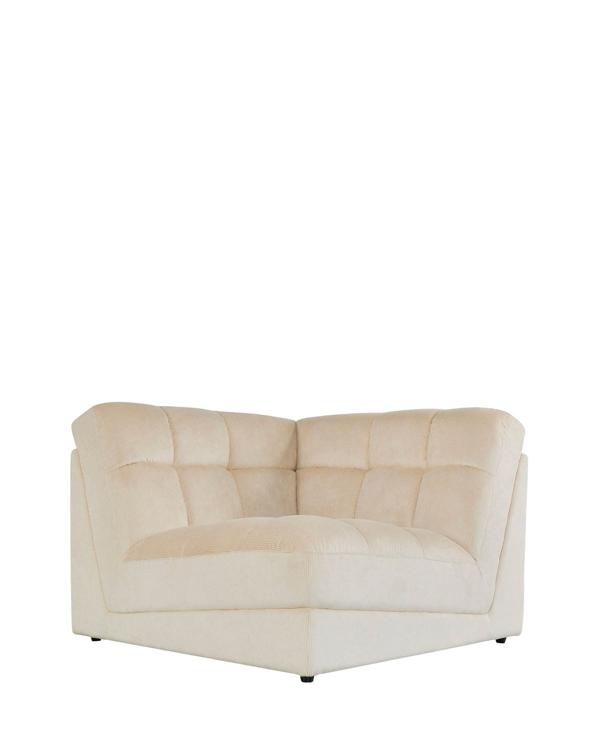 Fauteuil d'angle modulable Paul - Beige pampa