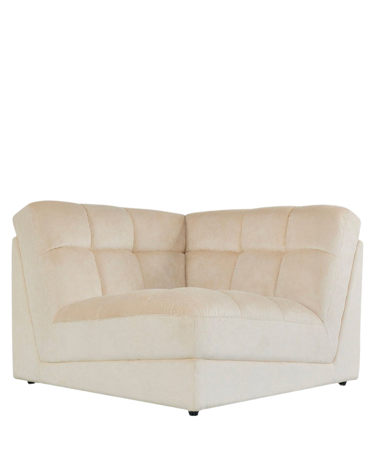Fauteuil d'angle modulable Paul - Beige pampa
