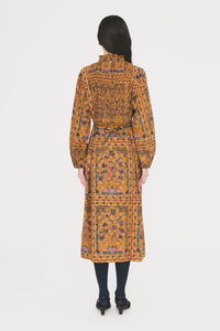 Robe longue Pie - Camel