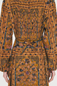 Robe longue Pie - Camel