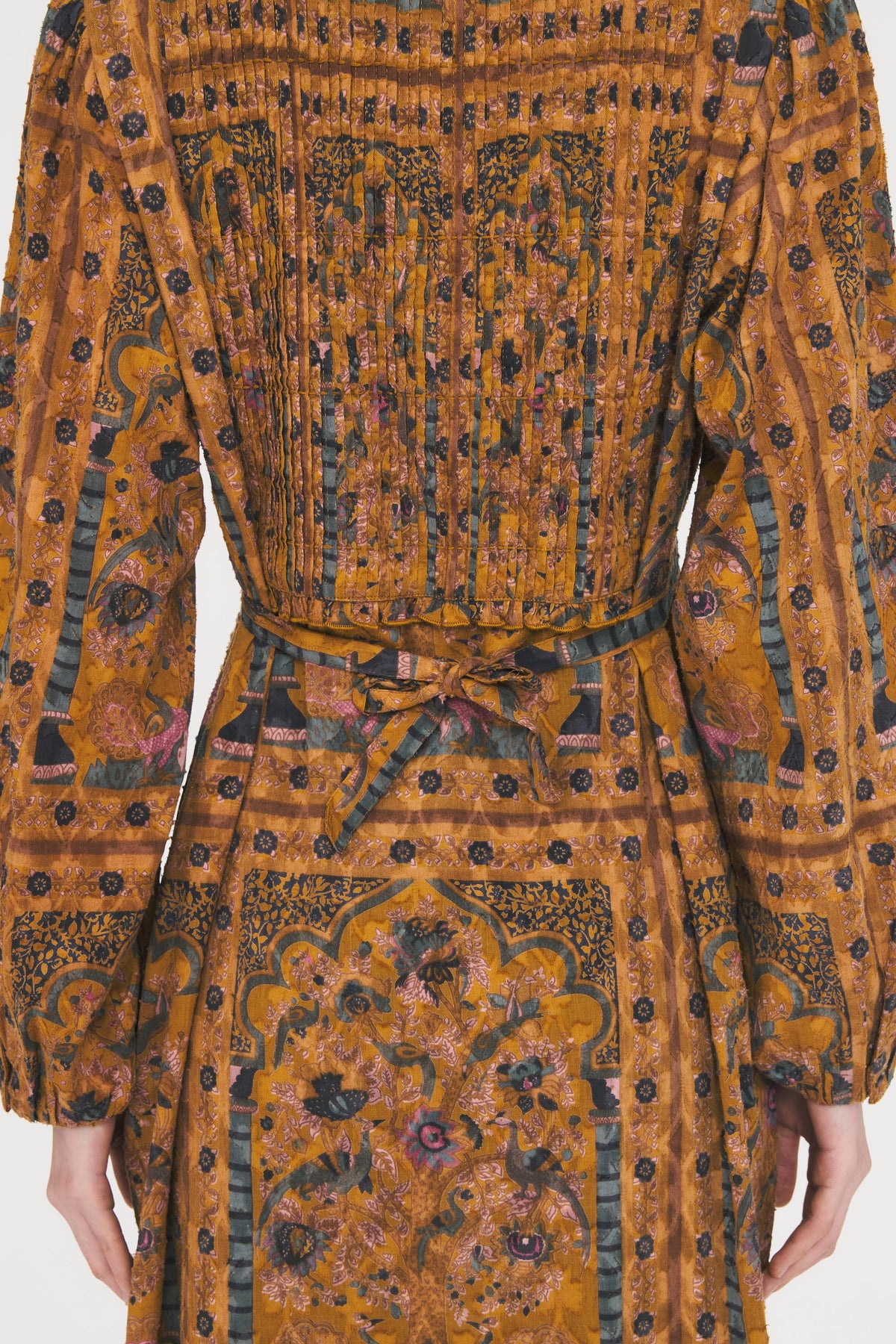 Robe longue Pie - Camel