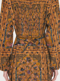 Robe longue Pie - Camel