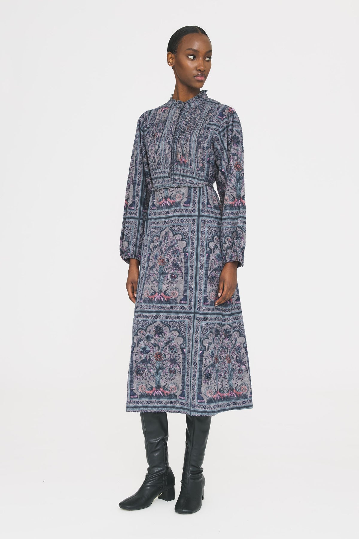 Robe longue Pie - Grey