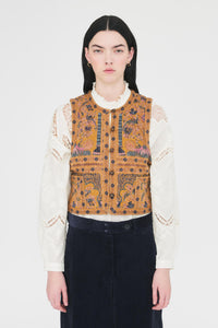 Gilet Pie - Camel