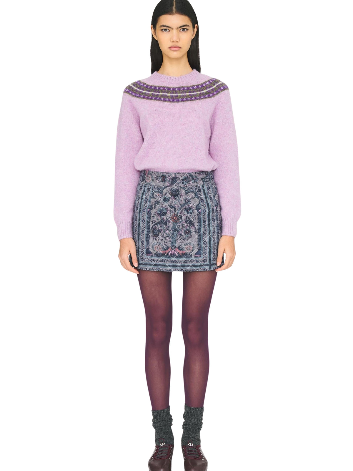Mini-jupe Pie - Grey