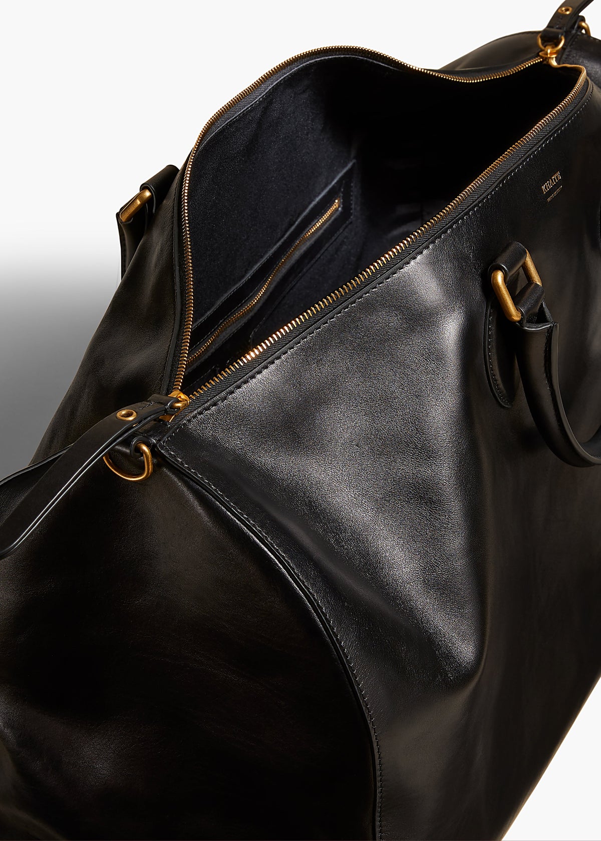 Black Pierre Weekender Bag In Black Leather - Black