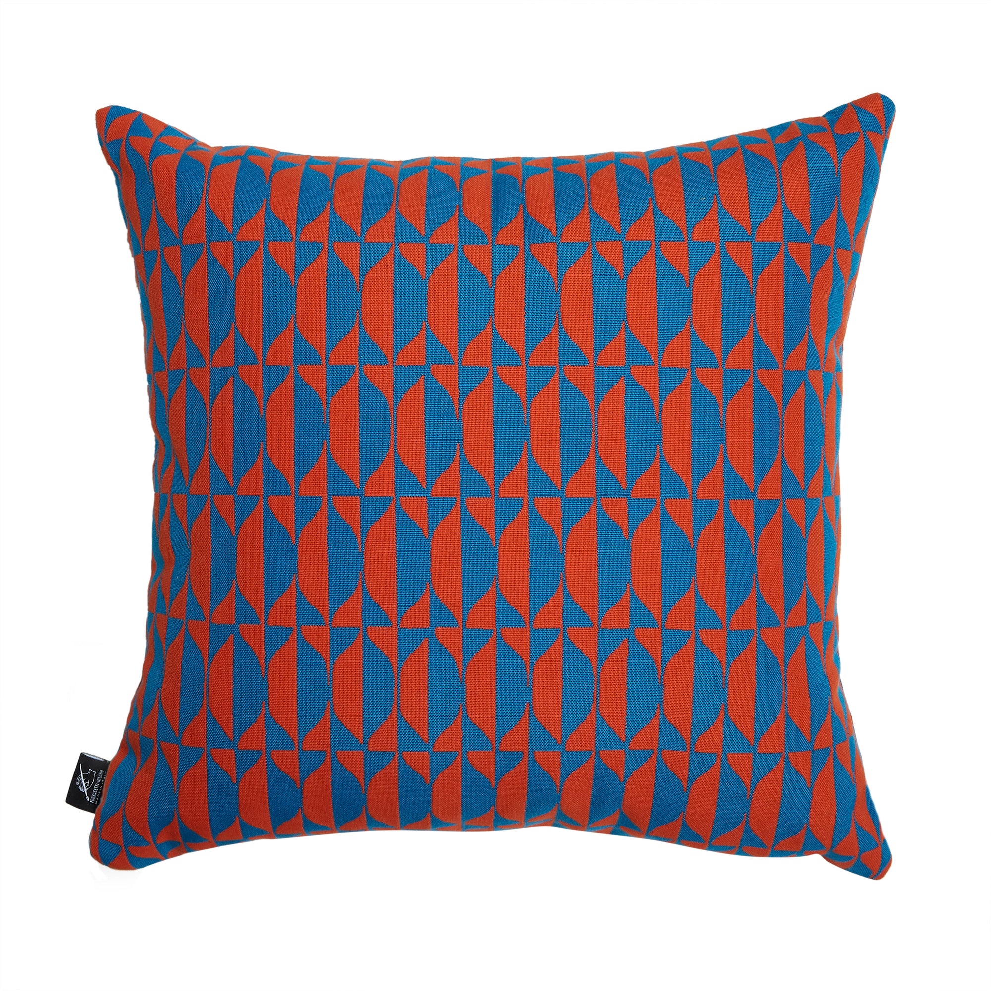 Losanghe outdoor cushion - Turquoise & Orange