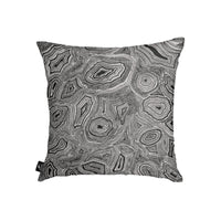 Malachite outdoor cushion - Black & White