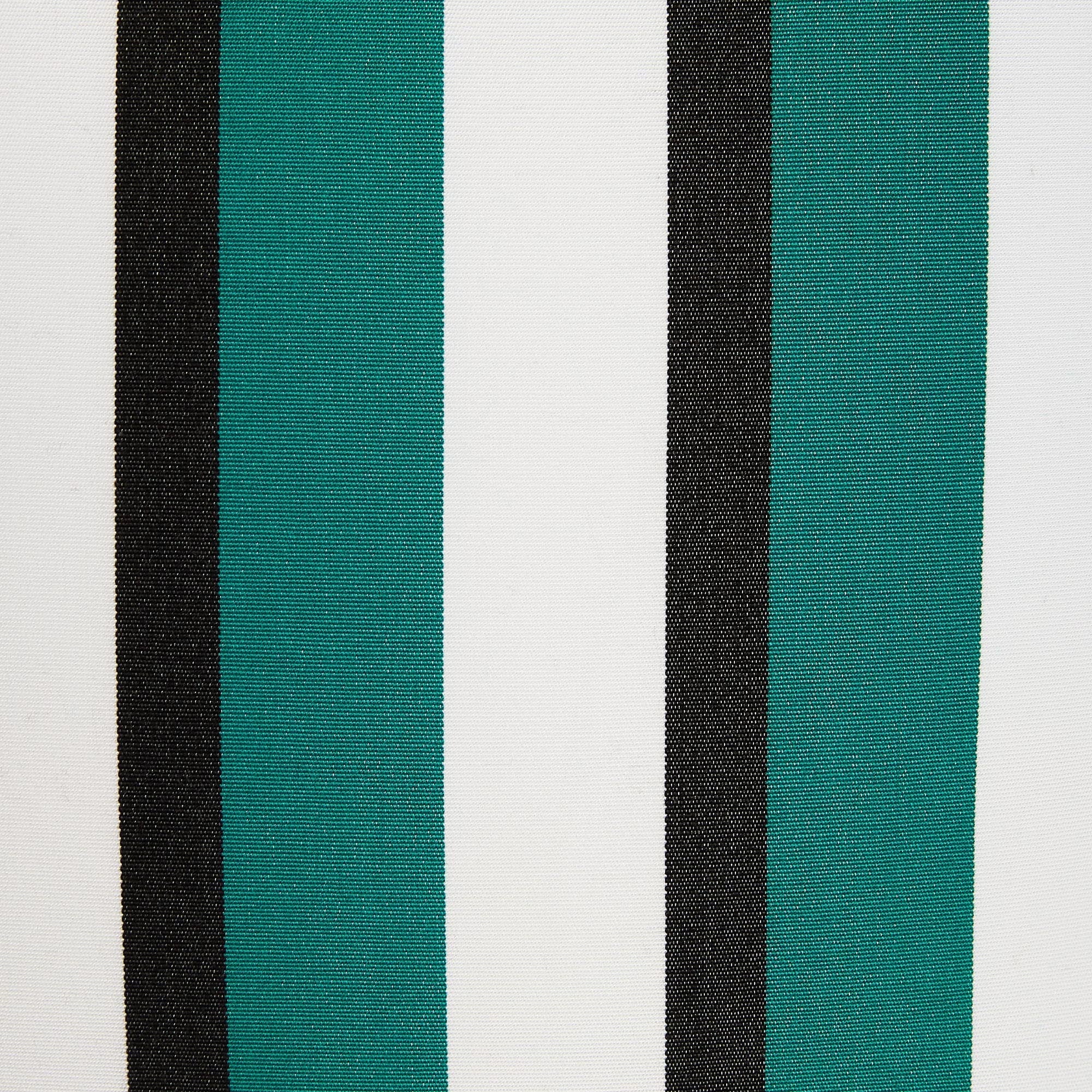 Rigato outdoor cushion - Green & White & Black