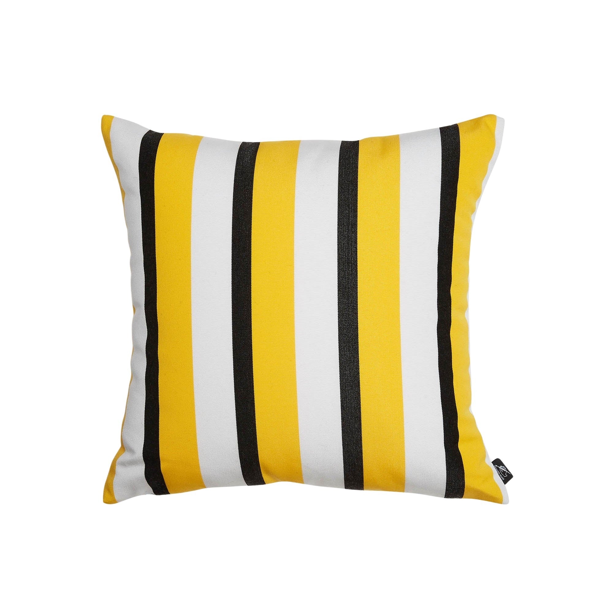 Rigato outdoor cushion - Yellow & White & Black