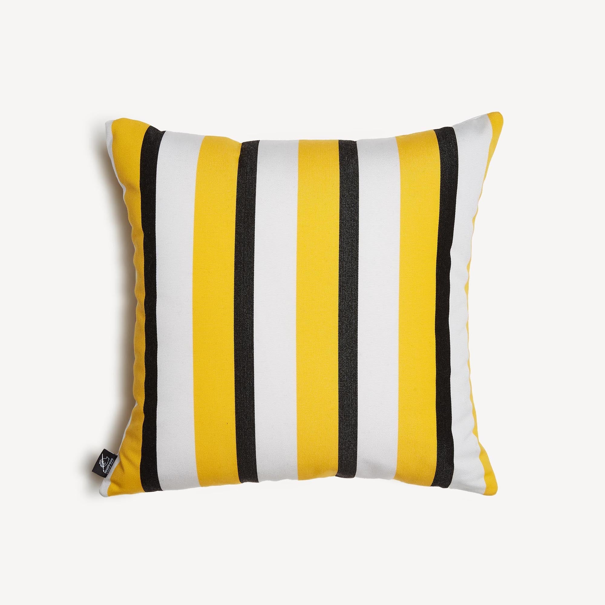 Rigato outdoor cushion - Yellow & White & Black