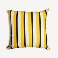 Rigato outdoor cushion - Yellow & White & Black