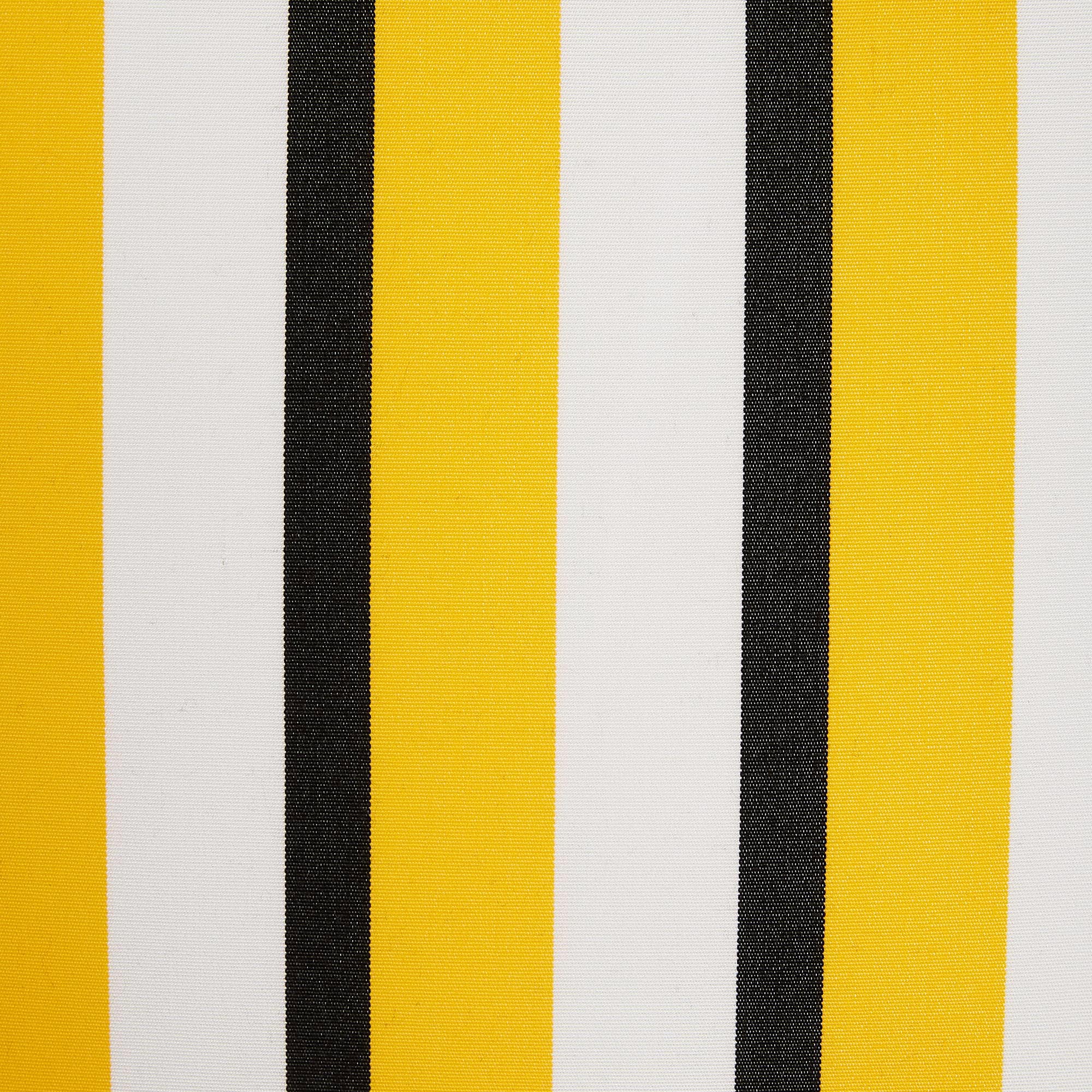 Rigato outdoor cushion - Yellow & White & Black