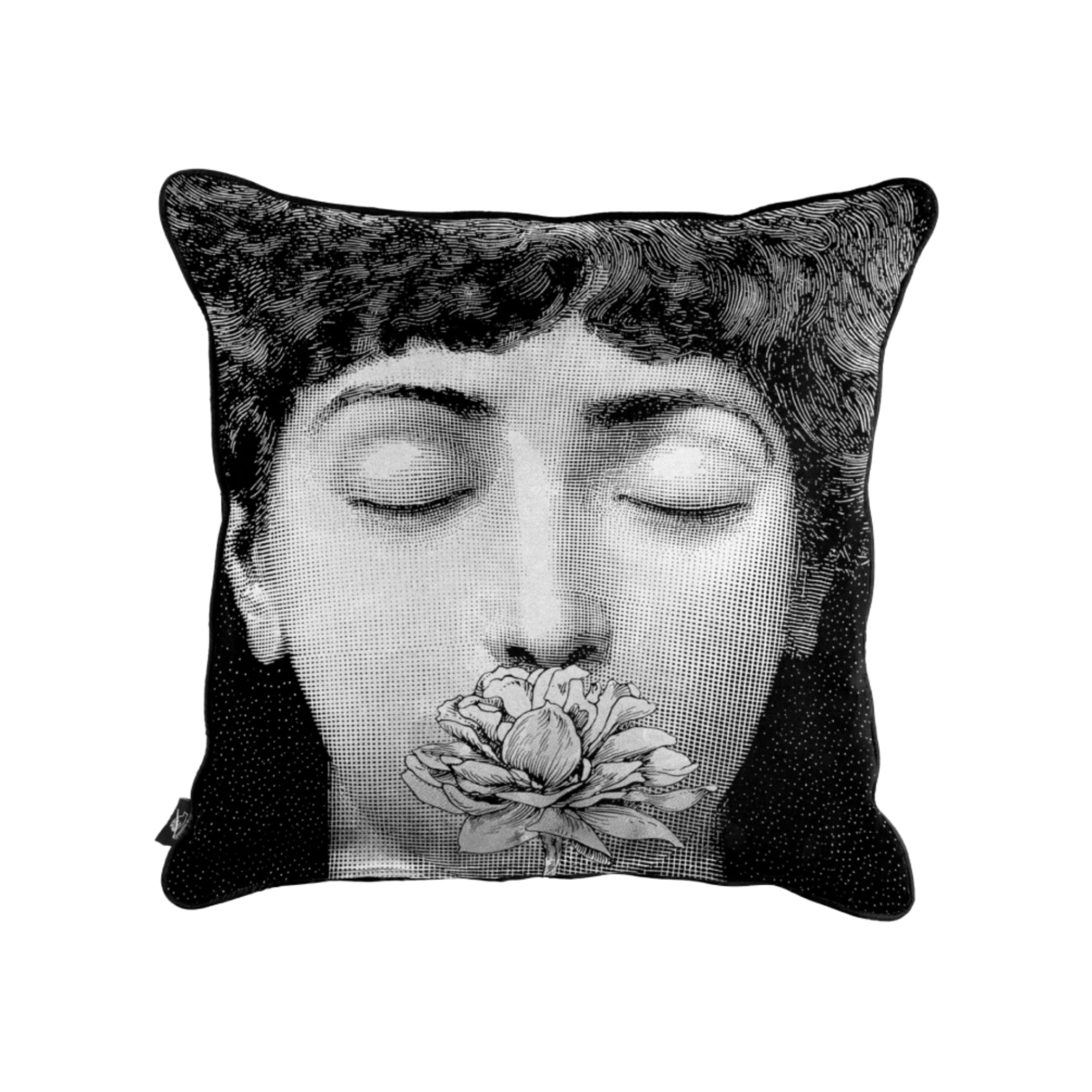 Tema e Variazioni cushion n°393 - Black & White