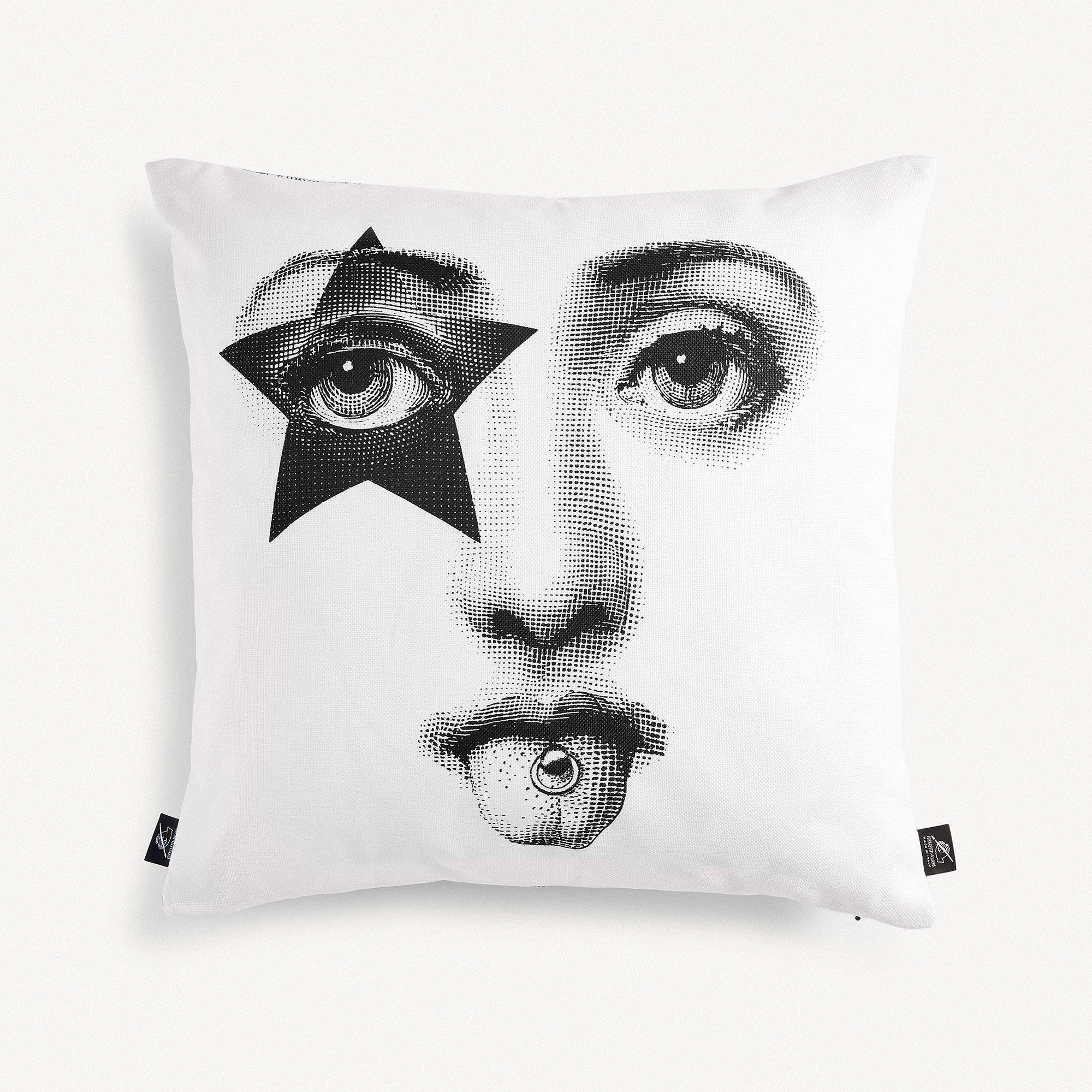 Tema e Variazioni cushion no. 381 - Black & White